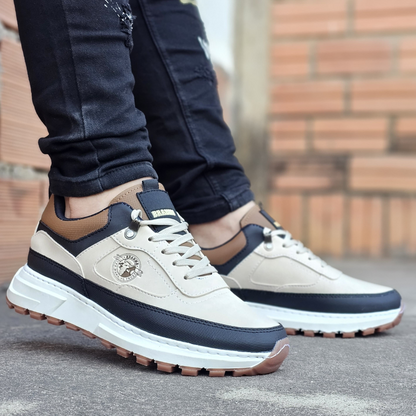 Zapatos de Hombre 100% Cosido + Regalo de 3 pares de Medias