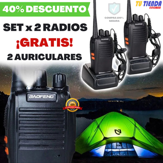 COMBO X2 RADIOS BOAFENG PRO