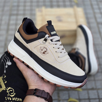Zapatos de Hombre 100% Cosido + Regalo de 3 pares de Medias