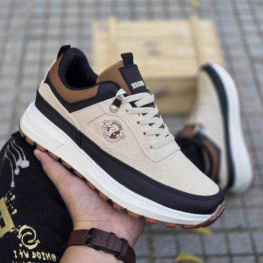 Zapatos de Hombre 100% Cosido + Regalo de 3 pares de Medias