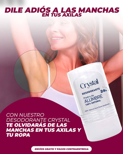 DESODORANTE PIEDRA DE ALUMBRE - 50% DESCUENTO HOY