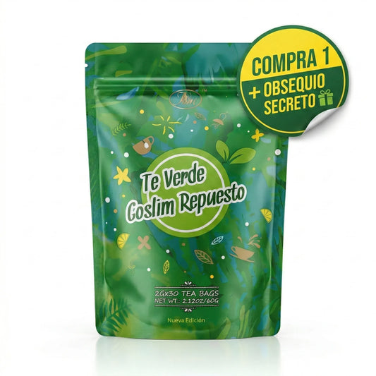 Té Verde Goslim Repuesto: ¡Desinflama y Activa tu Cuerpo Desde el Primer Sorbo!