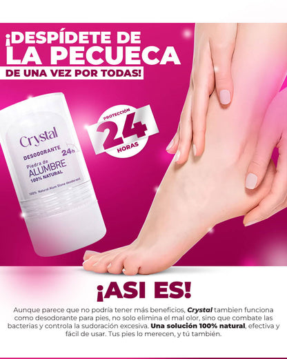 DESODORANTE PIEDRA DE ALUMBRE - 50% DESCUENTO HOY