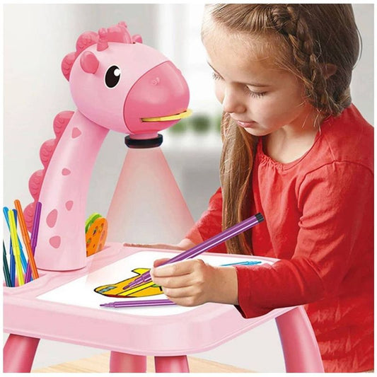 Mesa De Dibujo Para Niños Con Proyector Led