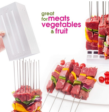 Máquina para hacer brochetas