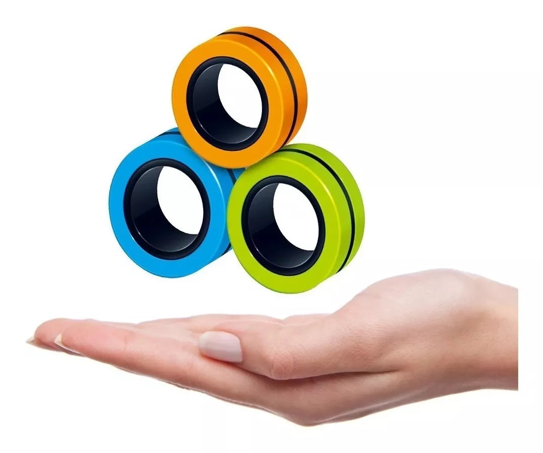 JUEGO X3 ANILLOS MAGNETICOS ANTIESTRES
