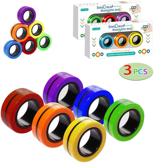 JUEGO X3 ANILLOS MAGNETICOS ANTIESTRES